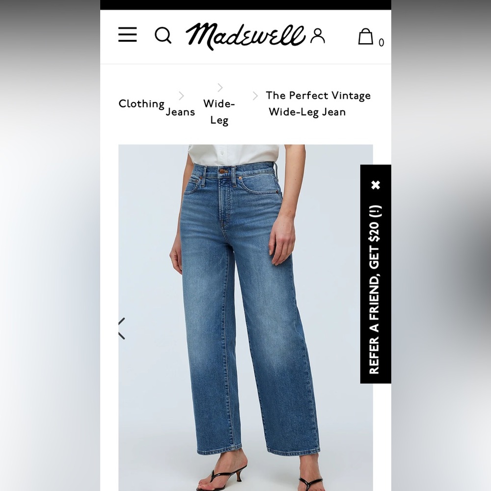 Perfect Vintage Madewell Jeans